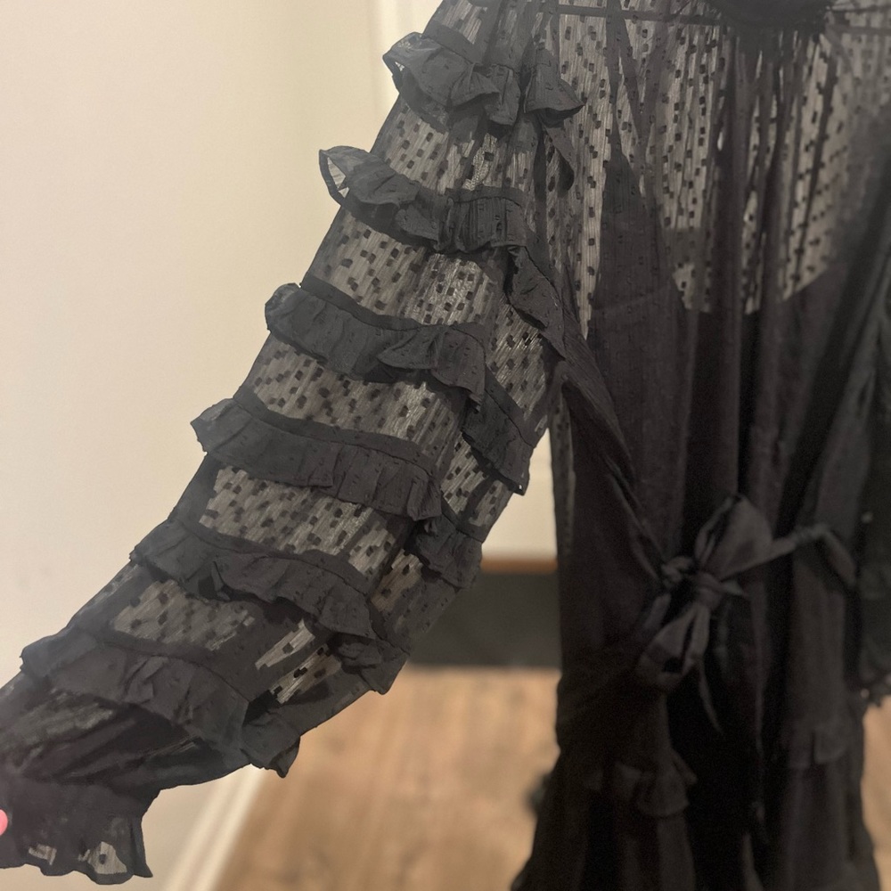 Cleobella Lacey Mini Dress - Black - Picture 6 of 14